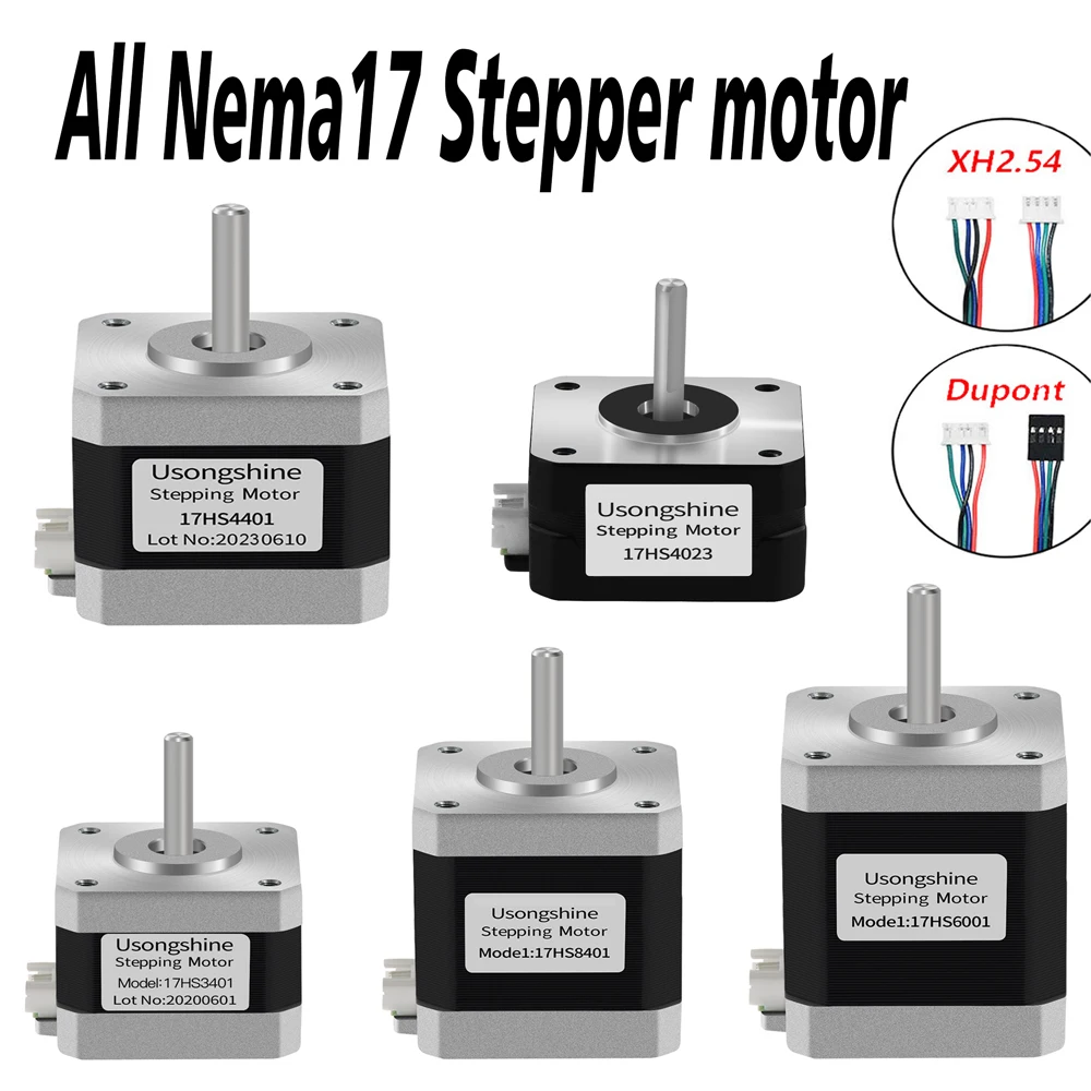 Stepper Motor Nema17 - Usongshine Alle Nema17 Stappenmotor 17HS4401 42Motor