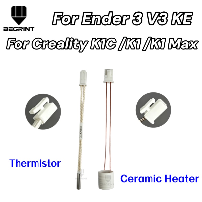 Aluminium Profile 2020 - Geüpgradete 24V 60W keramische verwarmingspatroon thermistor