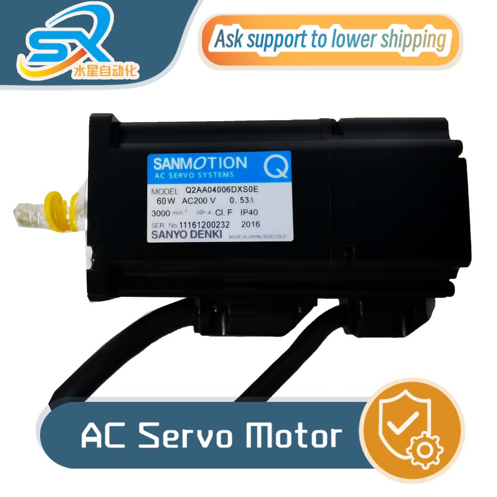 Servo Motor - SANYO DENKI Mini-servomotor Q2AA04006DXS0E 60w voor