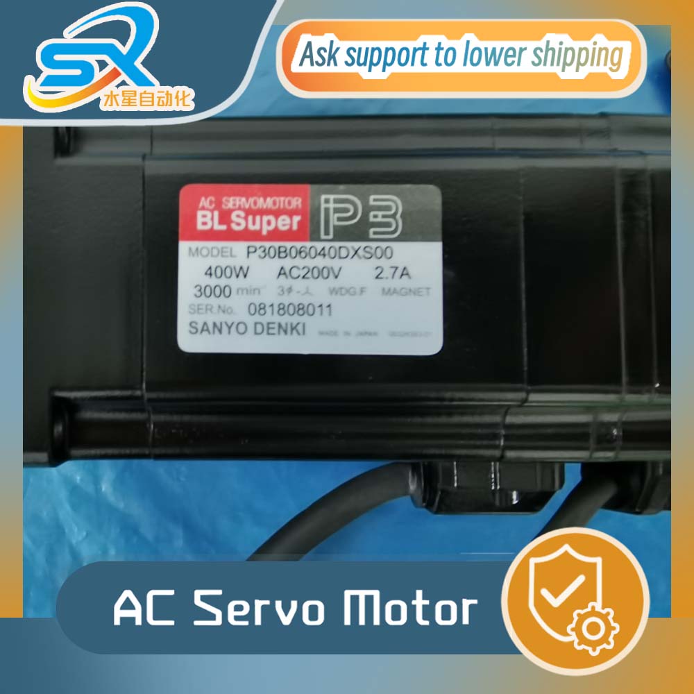 Servo Motor - SANYO DENKI 100% originele servomotor P30B06040DXS00