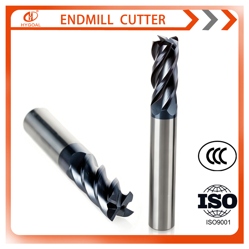 Carbide End Mill - HYGOAL hardmetalen frees met 4 snijvlakken,