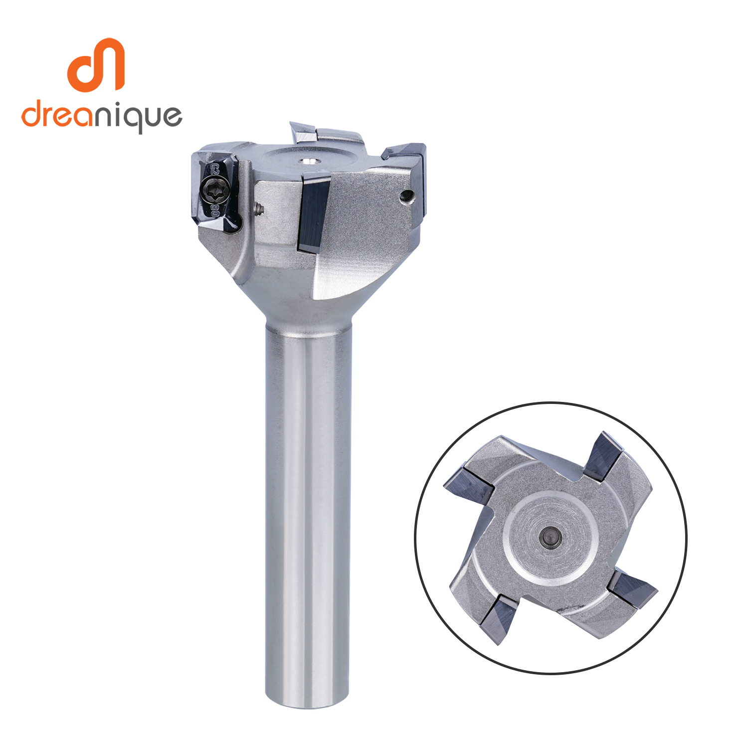 End Mill Set - Oppervlakteafwerking haakse frees voor aluminium koper