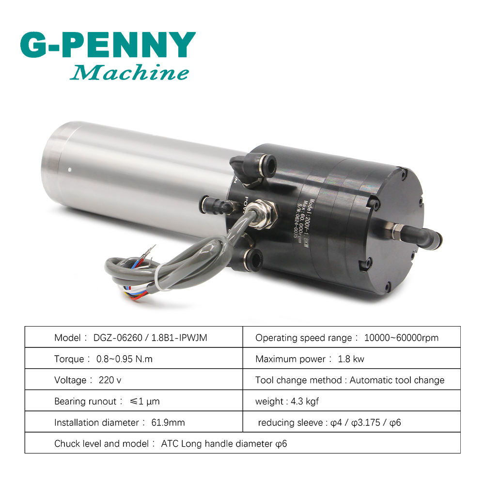 Watergekoelde Spindel 1.8kw 22 - Water Cooled Spindle recensie en prijs
