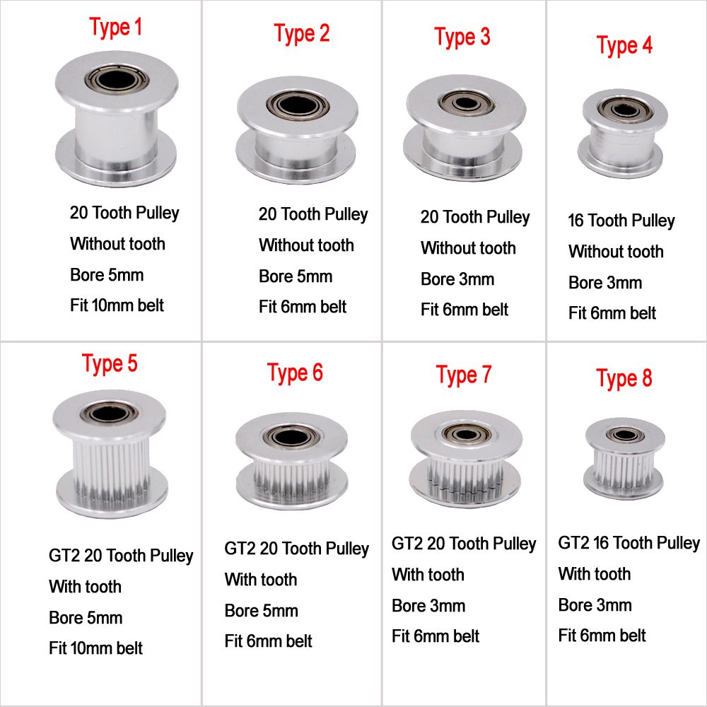 10Pcs GT2 Rondsel Timing Katro - Gt2 Belt recensie en prijs