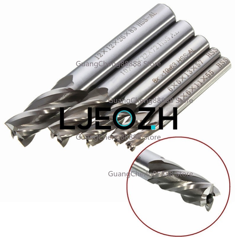 4-blads Zuidwest Wit Staal Fre - End Mill Set recensie en prijs