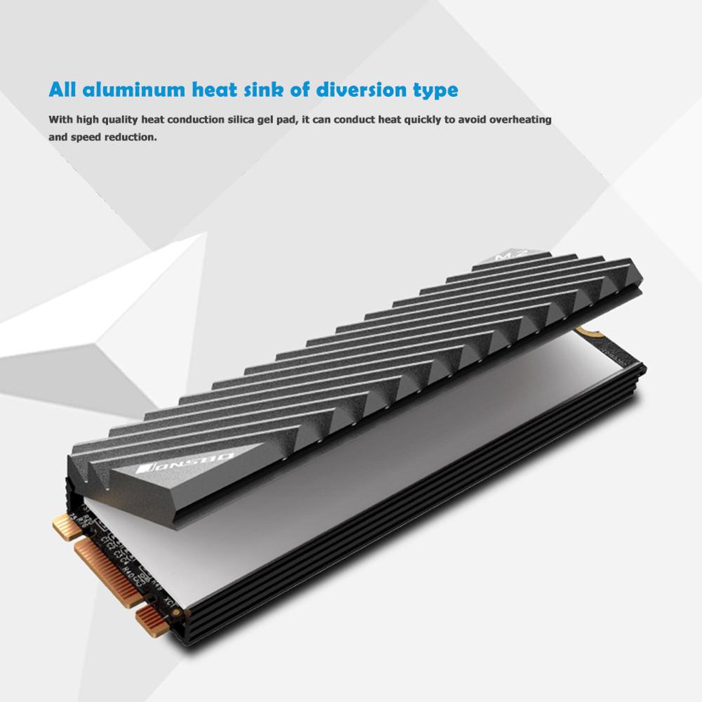 Jonsbo M2 2280 SSD Aluminium K - Aluminium Extrusion recensie en prijs