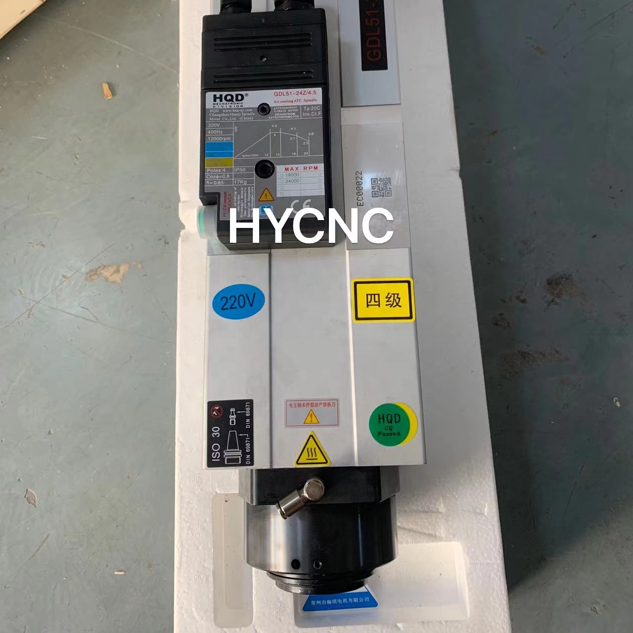 4,5 kW Atc-spindel Iso30-motor - Cnc Router recensie en prijs