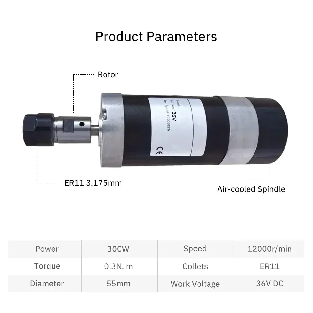 BLDC Borstelloze Spindelmotor  - Water Cooled Spindle recensie en prijs