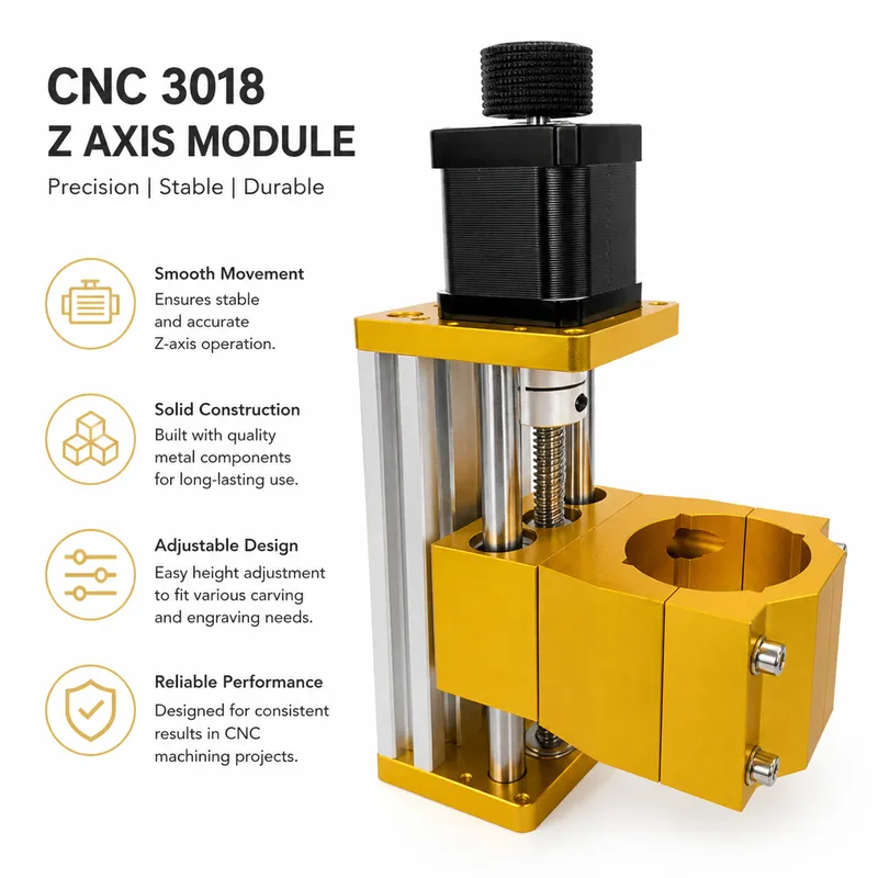 CNC 3018 Plus Z-asmodule, alum - 3018 Aluminium Cnc recensie en prijs