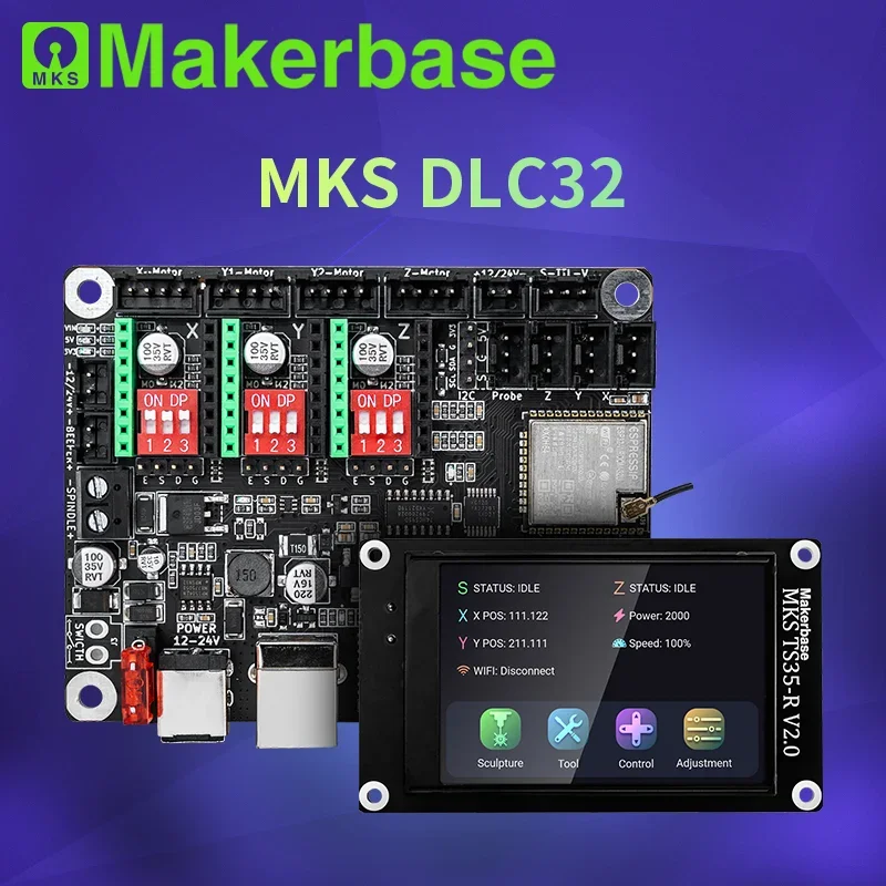 Makerbase MKS DLC32 Grbl-contr - Lm8Uu Bearing recensie en prijs