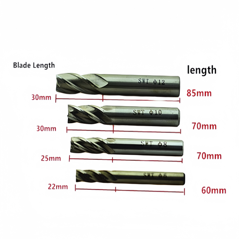 4Pcs Carbide End Mill Hss 4 Fl - End Mill Set recensie en prijs