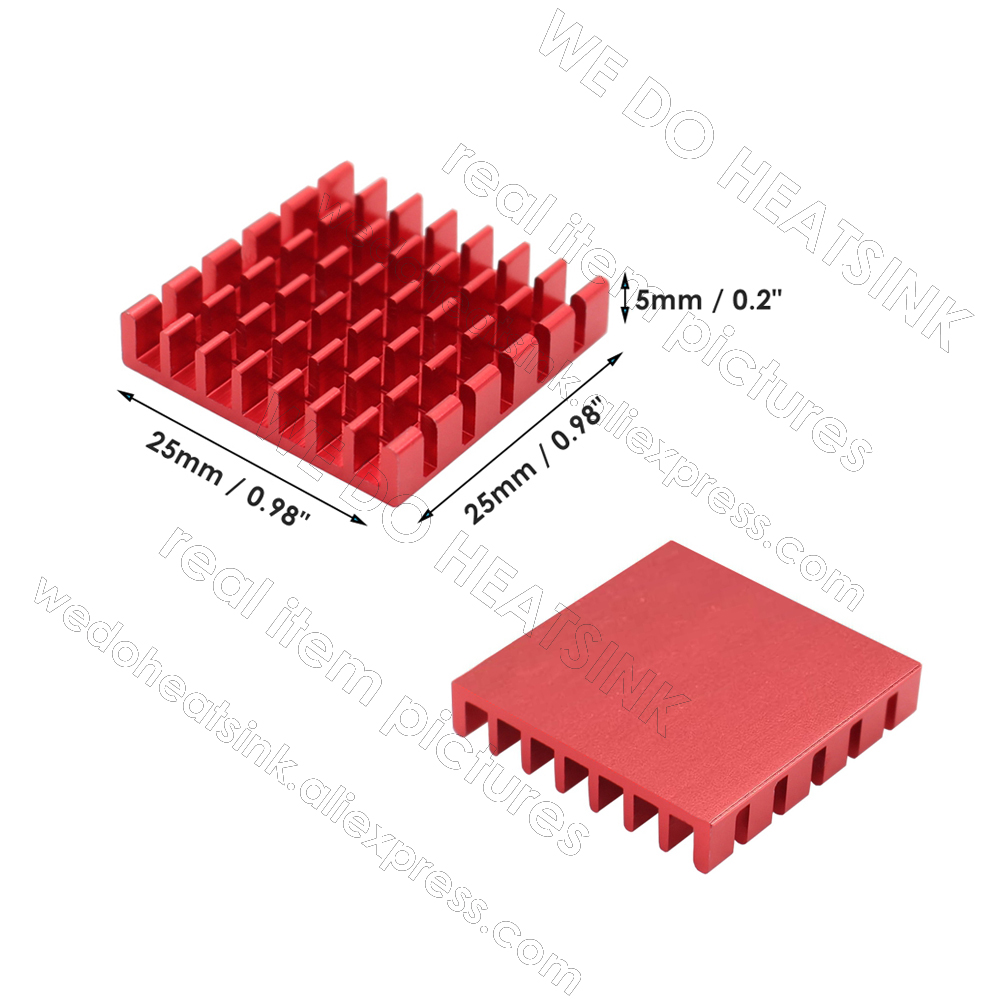 We Doen Heatsink 25X25X5Mm Zon - Aluminium Extrusion recensie en prijs