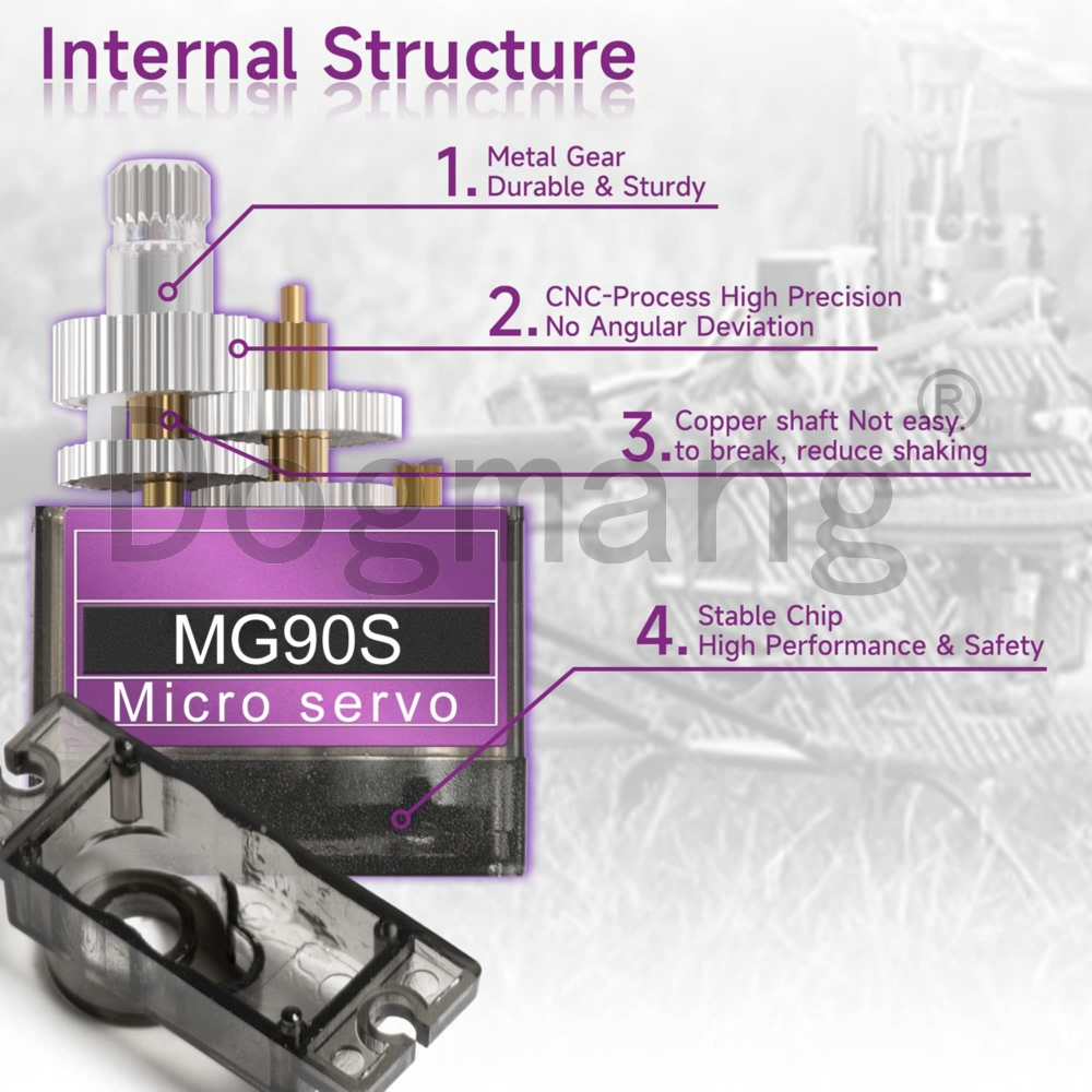 MG90S Servo 1/2/4/10/20/50 Stu - Servo 9G recensie en prijs
