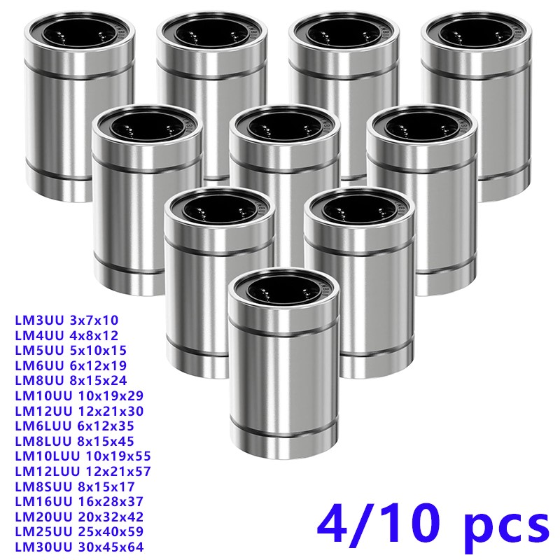 4/10PCS LM8UU LM10UU LM16UU LM - Lm8Uu Bearing recensie en prijs