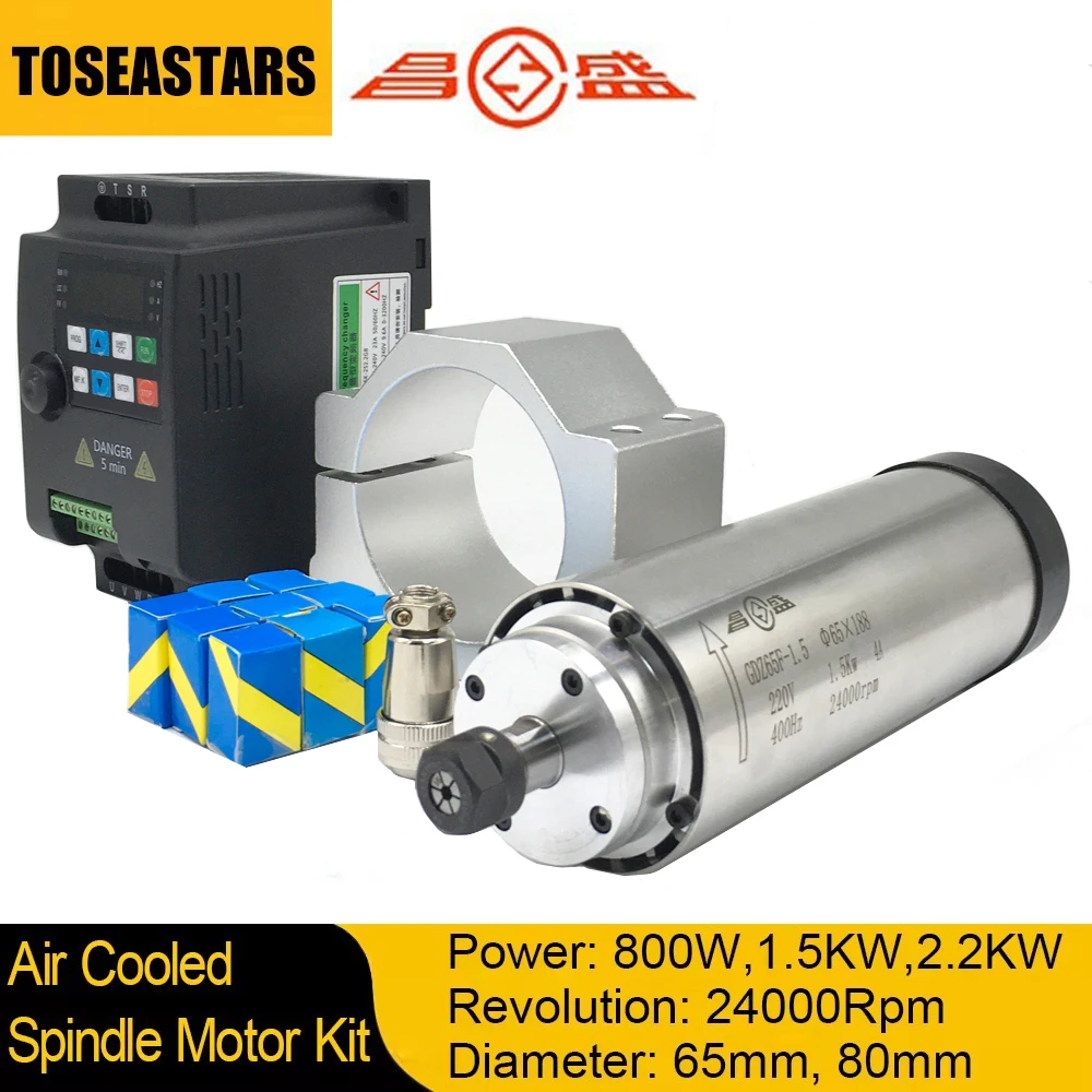 800 W 1.5KW 2.2KW CNC Luchtgek - Water Cooled Spindle recensie en prijs